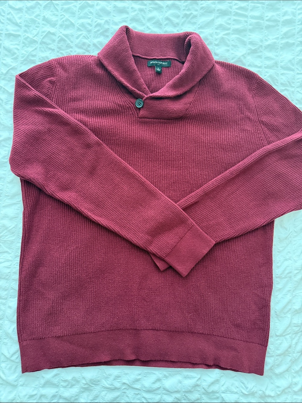 Banana Republic Men's Turtleneck Sweater in Berry